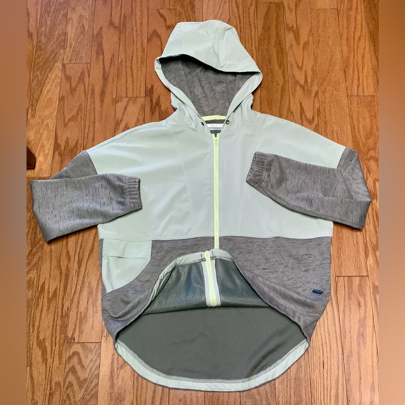Women's Small Columbia Color Block Technical Hooded Full Zip Mid Layer Jacket - Picture 15 of 16